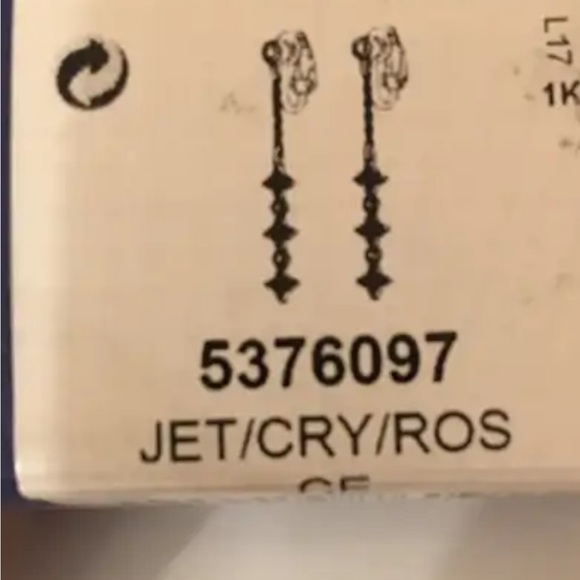 Swarovski dangly clip on earrings nwt - Picture 5 of 8